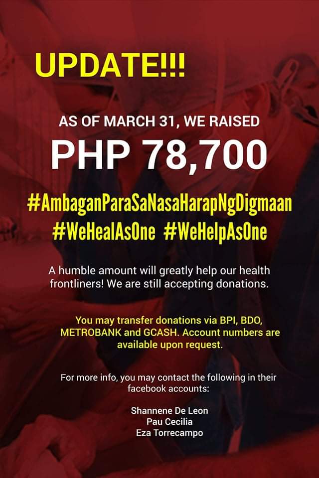 ezzahschonxxi's tweet image. Last hurrah!!

#AmbaganParaSaNasaHarapNgDigmaan
#WeHealAsOne
#WeHelpAsOne
#COVID2019
#Covid_19
#coronavirus