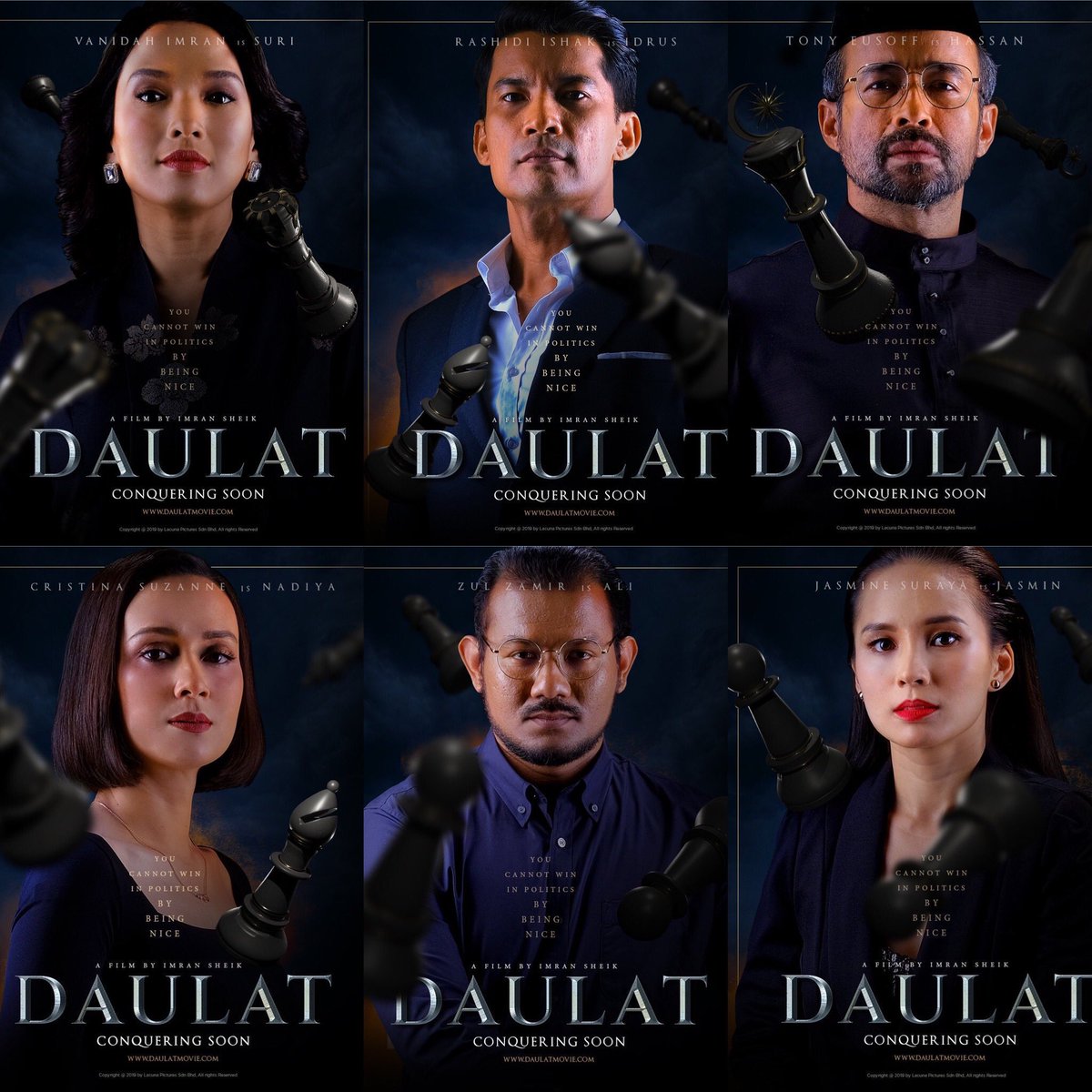 Yes, many Malaysians can relate to this DAULAT and yes, I think some might get triggered for its blatant honesty to portray politics ‘as it is’.Bear in mind DAULAT is a FICTION political thriller. Tak ada kena mengena dengan yang hidup atau mati. Kalau adapun hanya kebetulan