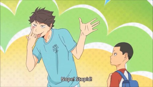 i'm not gonna lie. i didn't like oikawa the first time i met him (i think that was the intention LOL). as someone whose favorite character was kageyama, he was a nuisance and i couldn't stomach his constant condescending attitude. i thought it was really childish and unnecessary