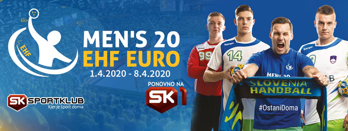 rzs_si's tweet photo. Za krajšanje časa med štirimi stenami bodo v prihodnjih dneh poskrbeli na @Sport_Klub_Slo 1. Na malih zaslonih bomo lahko znova spremljali pot naših fantov do 20 let, ki so leta 2018 na domačem EP osvojili zlato medaljo.🥇🤾‍♂️

1.4., 22.00: 🇸🇮:🇳🇴
2.4., 22.00: 🇮🇱:🇸🇮

#miSlovenci https://t.co/ofWbH3EQAr