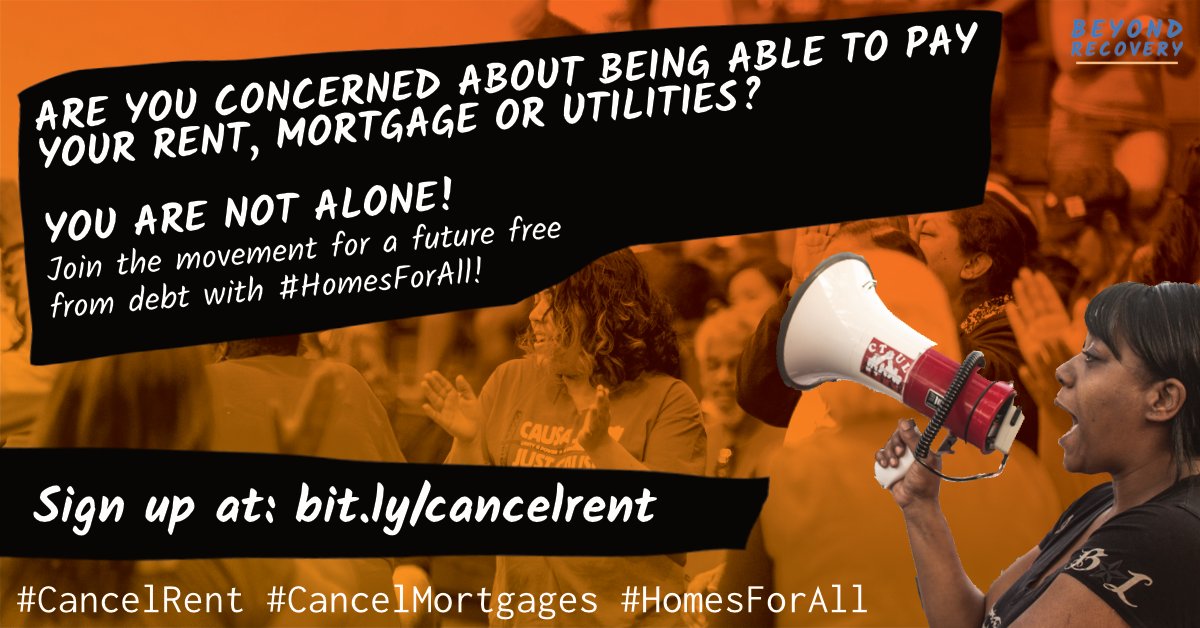 CausaJusta1's tweet photo. We need #HomesForAll to #FlattenTheCurve. Sign up for the campaign at https://t.co/pyj9zbtmEh and fight for a future #FreeFromDebt with @ourcity and @hfa_renterpower! https://t.co/yJXOMah1wl