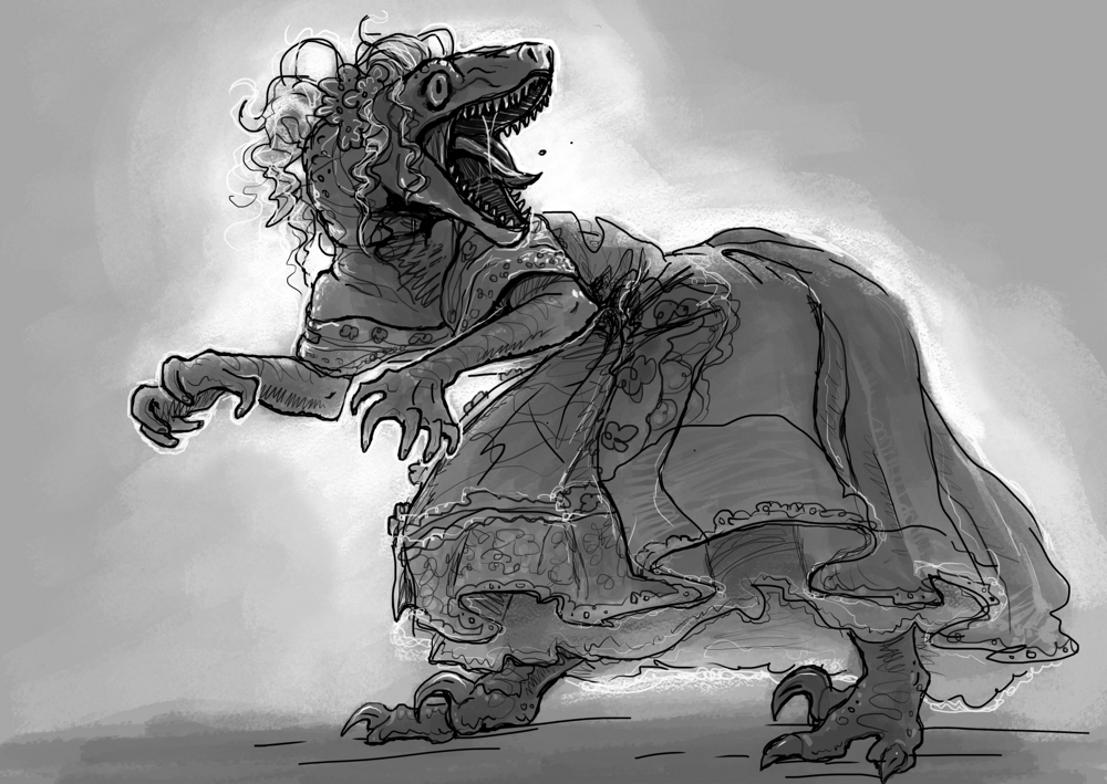 madscijournal's tweet photo. Victorian velociraptors? New fiction from @andrewk_hoe with art by Leigh Legler. https://t.co/Fc5C35k8jA https://t.co/949vl4COqD