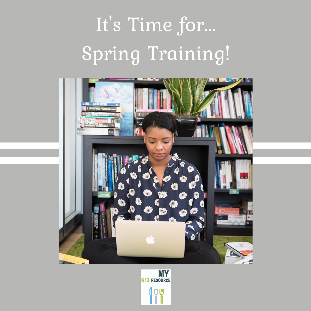 When you're not busy preparing and serving takeaway meals for your students, it's time to give some thought to #ProfessionalDevelopment opportunities for your #foodservice department - here are a few ideas for Spring #Training! myk12resource.com/single-post/20… #nslp