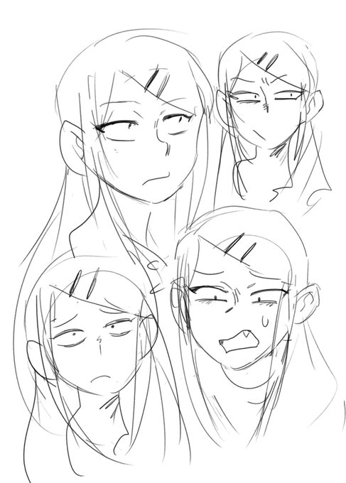 気合い入れて描こうとしたものの空回りしたサヤ師のラフをこそっと 