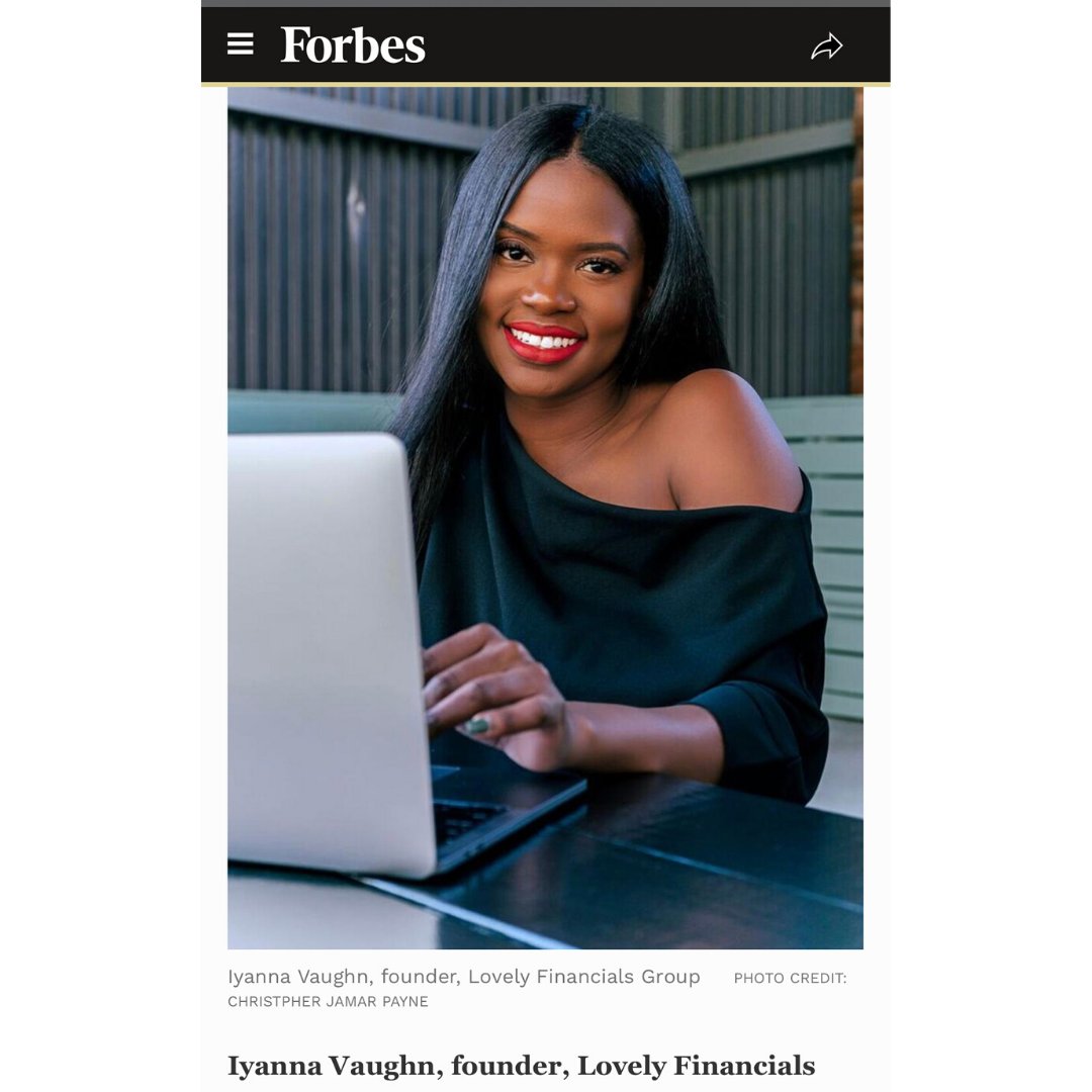 I was featured today on <a href="/Forbes/">Forbes</a> with 4 other AMAZING women about closing the wealth gap! Thank you so much for the feature <a href="/PauleannaR/">Pauleanna Reid | Ghostwriter</a> bit.ly/3dI0PZt
