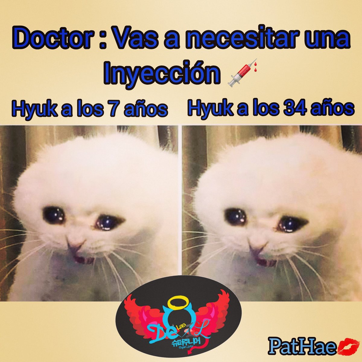 Devil_SJ15's tweet photo. A ver mis Devils quien se apunta para apapachar a Hyuk después de la inyección??😏
#PatHae💋 https://t.co/x2EjdvV5jX