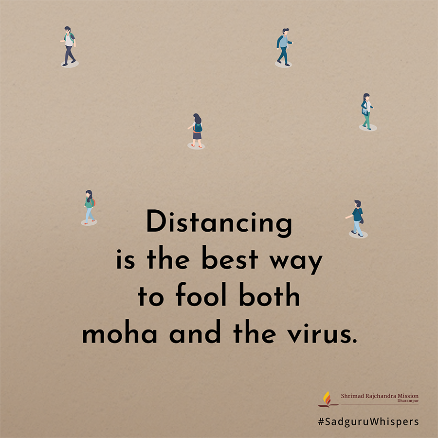 SRMDharampur's tweet photo. On #AprilFoolsDay #SadguruWhispers #Quotes #QOTD #SocialDistancing #1April #CoronaVirus #Covid19 https://t.co/mLd7xutSox