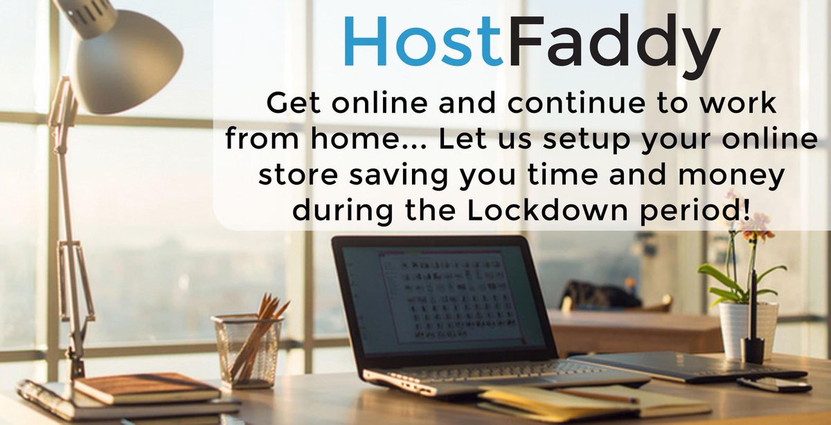 HostFaddy's tweet photo. Turn your #website into an #online #store or simply get your #business online today! Whether you are a #big or #small business stuck at home during the #lockdown, you can still earn an #income and expand your business online!
https://t.co/lulPTc9keW
info@hostfaddy.com
#HostFaddy https://t.co/UPpyC7E4sR