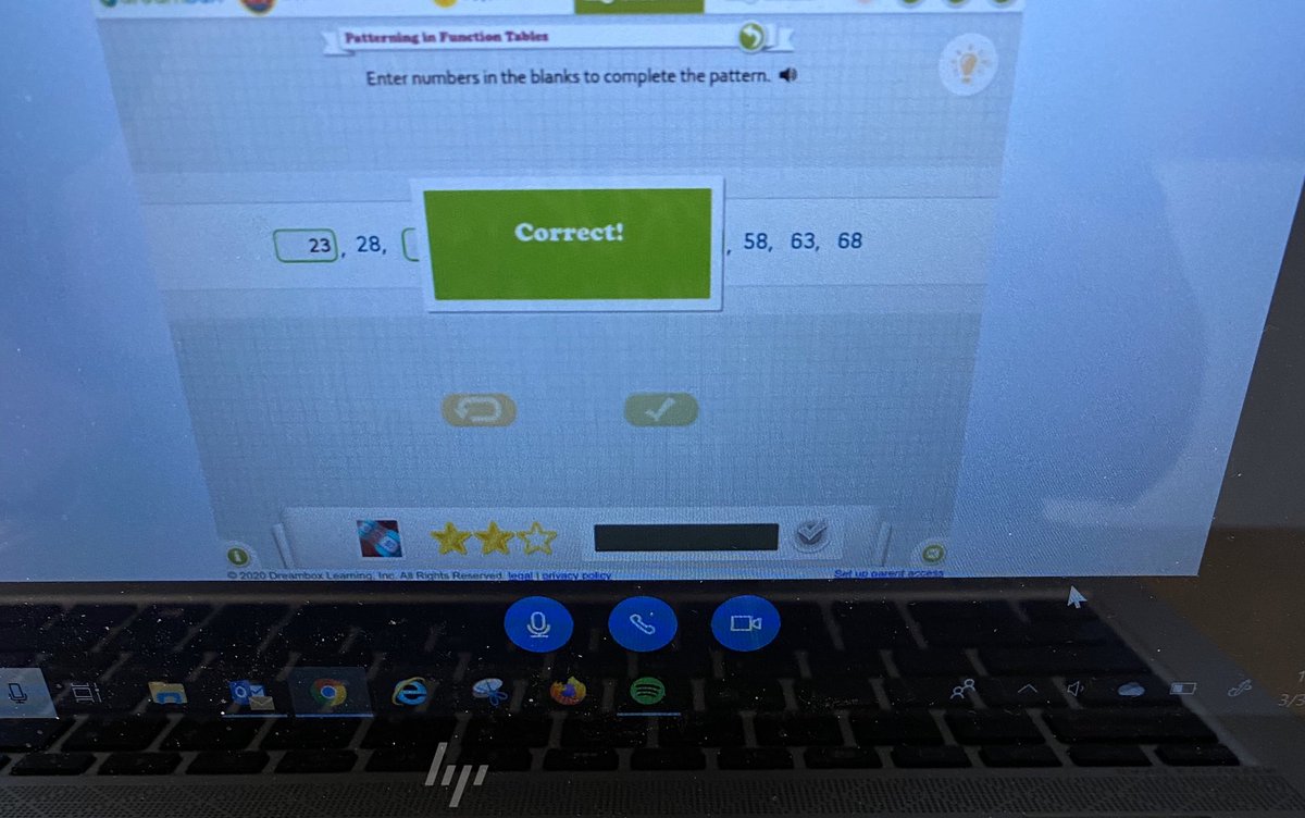 danicarson5's tweet photo. We were able to get students to share their screens while doing Canvas Conferencing so I could help them figure out Dreambox lessons they were stuck on. #teammanm #SPSatHome https://t.co/1e3mWnW05o