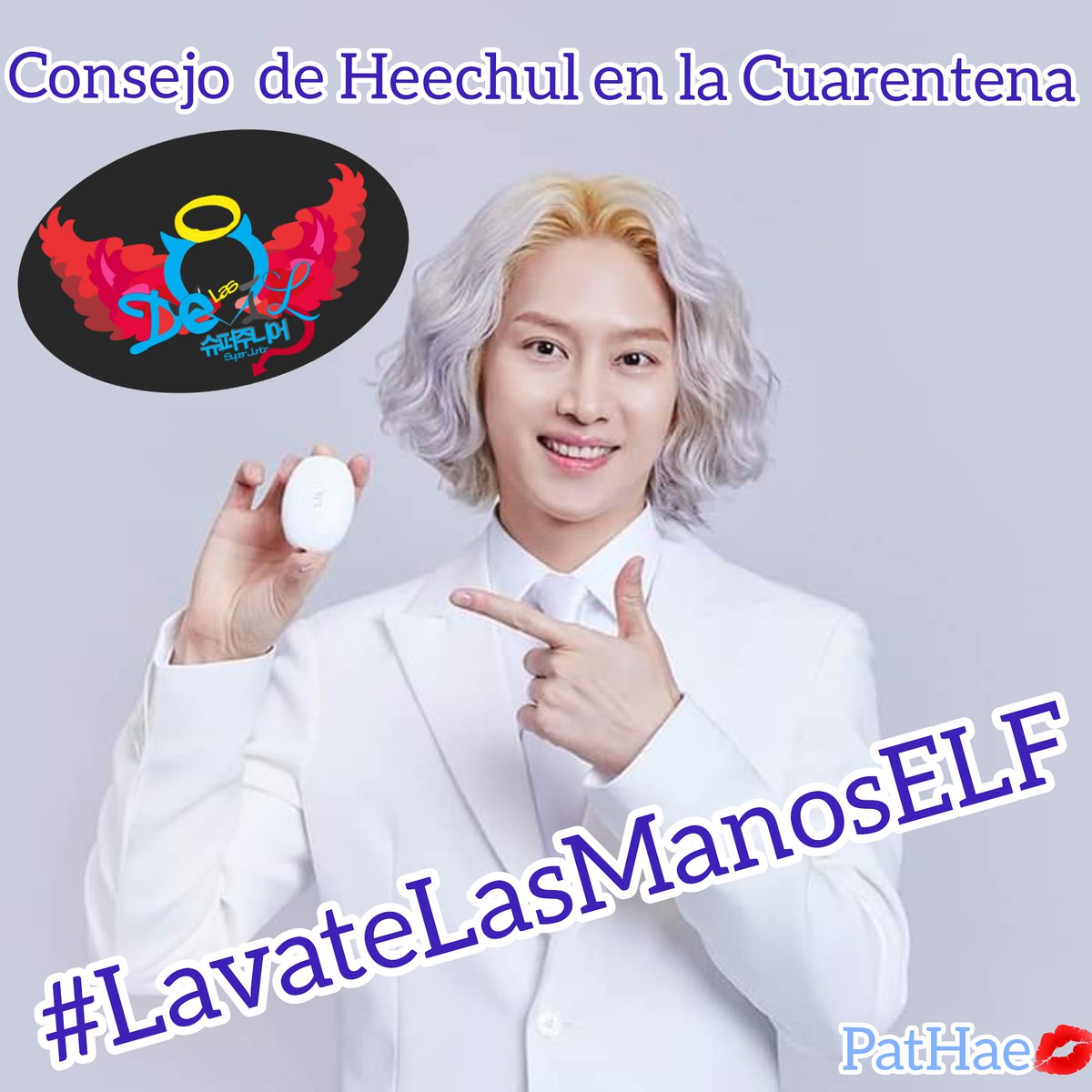 Devil_SJ15's tweet photo. #LavateLasManosELF
Usen mucha agua y jabón 💧🧼
#SuperJunior
#PatHae💋 https://t.co/M7HETOQTp8