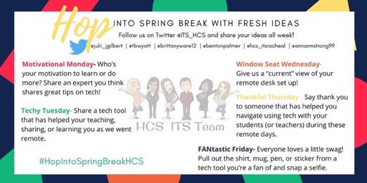 jerinpringle1's tweet image. As an instructional coach, @Screencastify and @vidyard are my favorite tools for giving technology instruction and for recording ideas for PD.  Everyone seems to understand better when they can actually see the screen as I talk. @ITS_HCS 

#HopIntoSpringBreakHCS