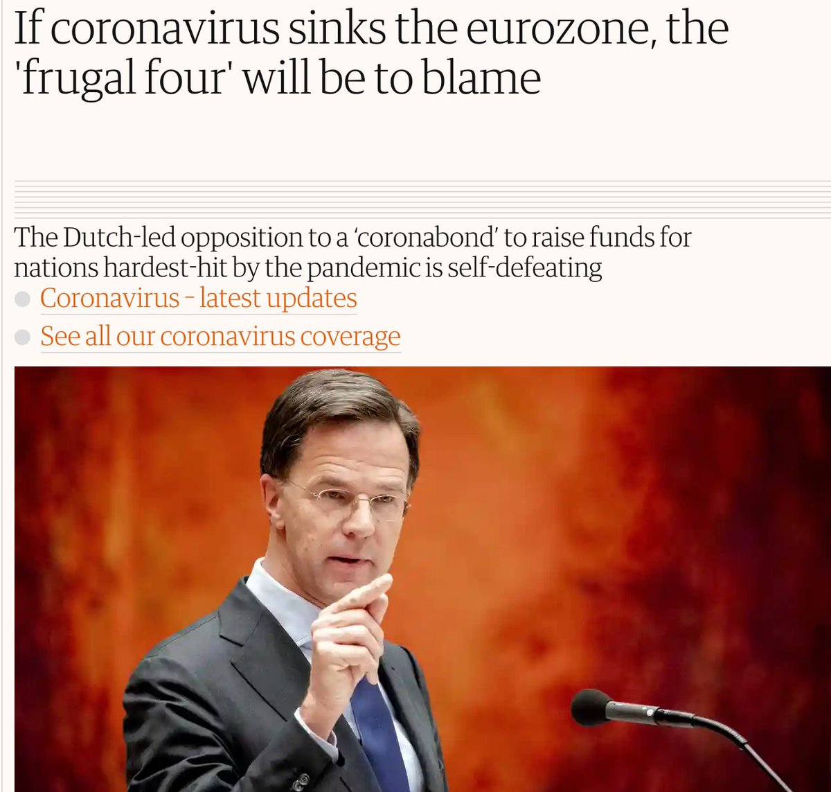 Solidarity is not charity. It is the recognition that the struggle of one is the struggle of all. Facing Covid-19, that logic is global &amp; all the more urgent in context of a currency union as thoroughly integrated as eurozone. 
<a href="/davidrkadler/">David Adler</a> <a href="/JeromeRoos/">Jerome Roos</a>
theguardian.com/world/commenti…