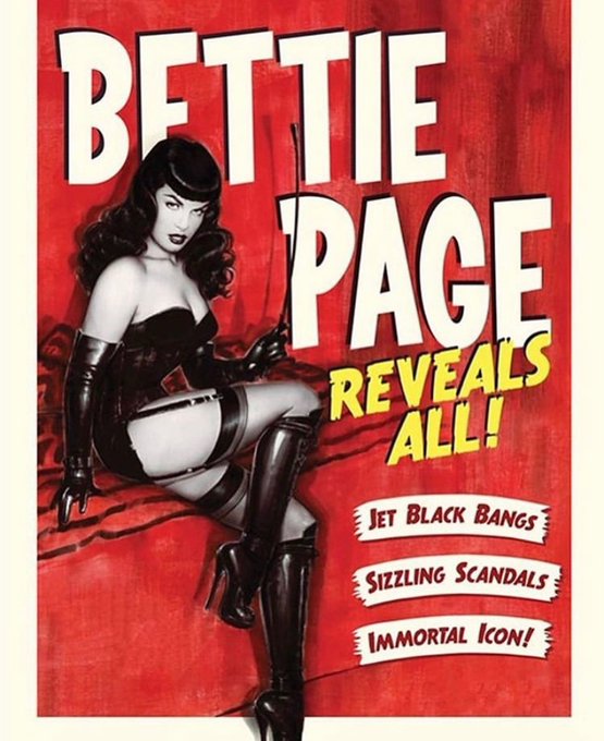 Essential viewing for any Bettie fan! 👀🍿 Bettie Page Reveals All is narrated by the Queen herself 👑 Her