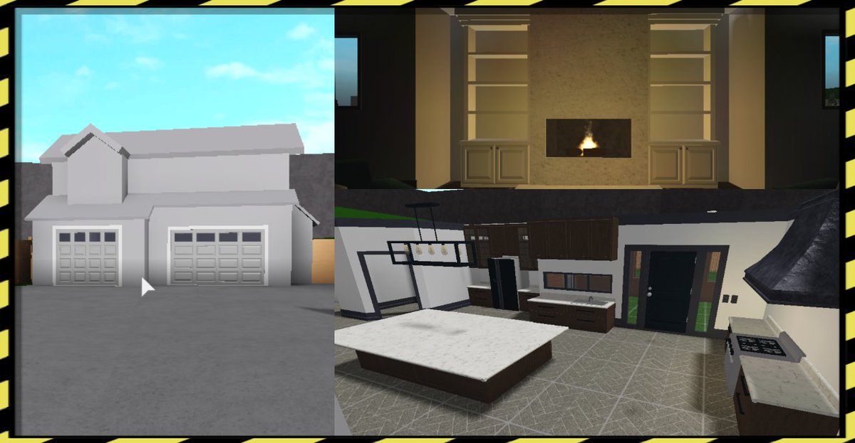 toescrinkle's tweet photo. 🚧UNFINISHED🧱 | I started building this about a week or two ago, and decided to call it quits on this project lol. Here's some screenshots of the exterior and layout if anybody wants to borrow it and make it their own! @BloxburgNews @BloxburgUniv @BloxburgBuilds https://t.co/b1npTn9KKV
