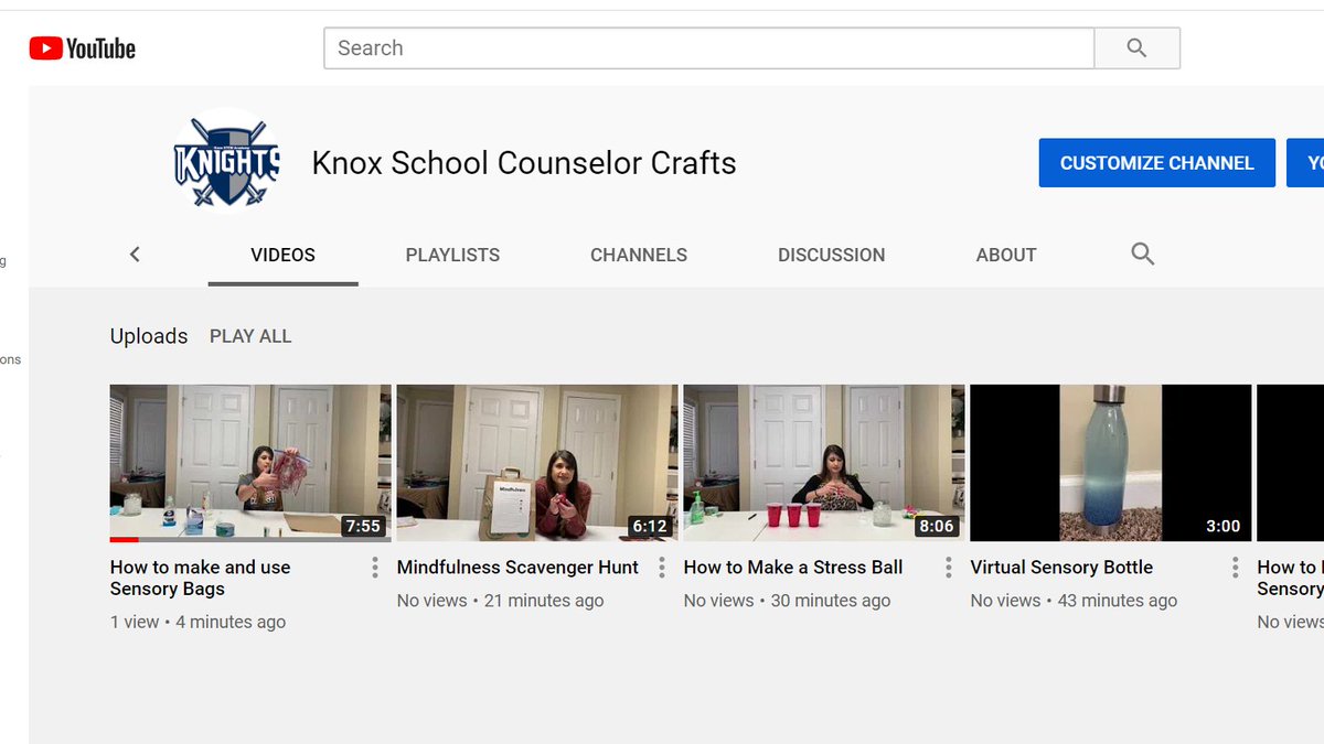 For all of my School Counseling Friends: If you need some Counseling Videos for your students here is what I have been doing for my Elementary Students
youtube.com/channel/UC1tps…