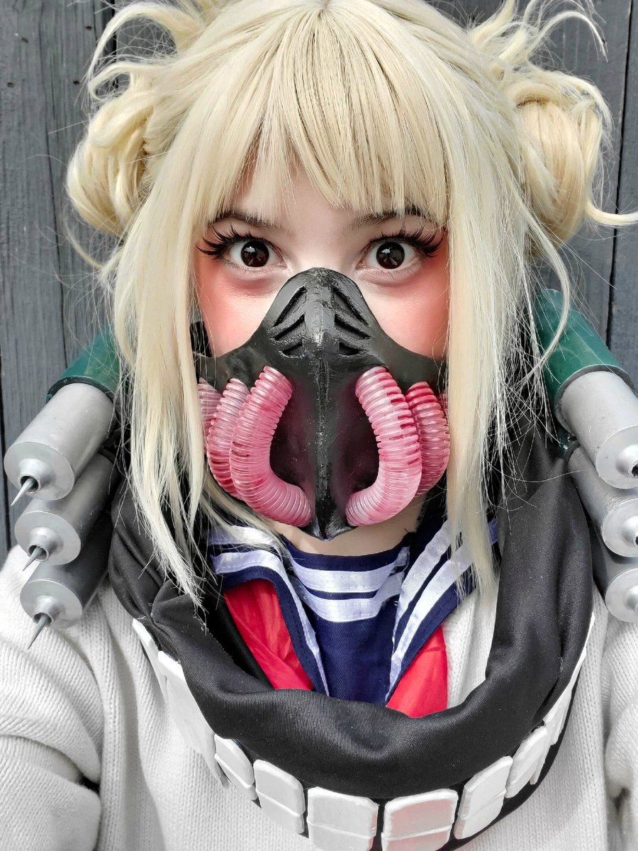 Cos_Playaz's tweet photo. The League of Villains Sponsored a Health &amp; Safety Announcement 😂😂 I didn’t know they cared so much for our wellbeing ♥️ #cosplay #MyHeroAcademia #myheroacademiacosplay #togahimiko #togacosplay #COVID19 #staysafeoutthere #wearamask  https://t.co/LmQxFdQMVd… https://t.co/fHAMPSSGob