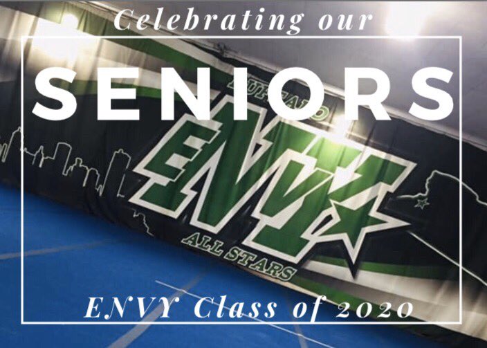 Buffalo_Envy's tweet photo. 💙Celebrating our Seniors💚 On Wednesday, April 1st, Buffalo Envy will be featuring our 2020  senior athletes. These amazing young women have spent most  COUNTLESS hours in our gym. Their loyalty, and dedication is truly inspiring. Join us in honoring them! #envyseniors #BEnvy https://t.co/ZHNJOV59zc