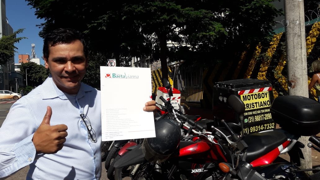 motoboycristian's tweet photo. Mais uma coleta de resultado de EXAME aqui na Clinica Baeta Vianna OBRIGADO pela indicação Vamos la entregar #PartiuEntregas . Se você precisar faça contato , outra coisa obrigado a todos que tem me indicado para eu fazer os seus serviços Vlw ! Mesmo Fui ... https://t.co/aht0Uezawc