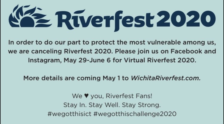 Riverfest's tweet photo. With love to the citizens of Wichita: https://t.co/IHOKJu9Hr3