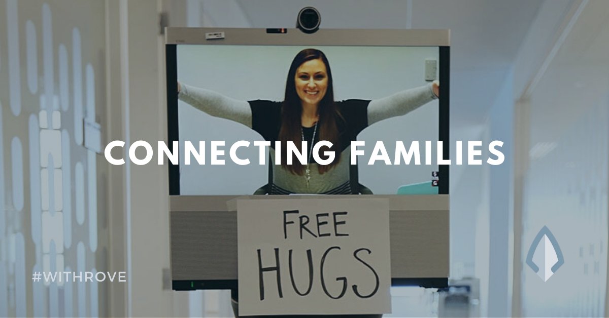 WithRove's tweet photo. What if you could use collaboration technology to visit your loved ones during a global pandemic? Enter "Ava," a @Webex-powered telepresence robot that has the mobilized ability to bring video communication wherever you want, learn how https://t.co/Y7LDFW6XEG https://t.co/OqMbIKo0sb