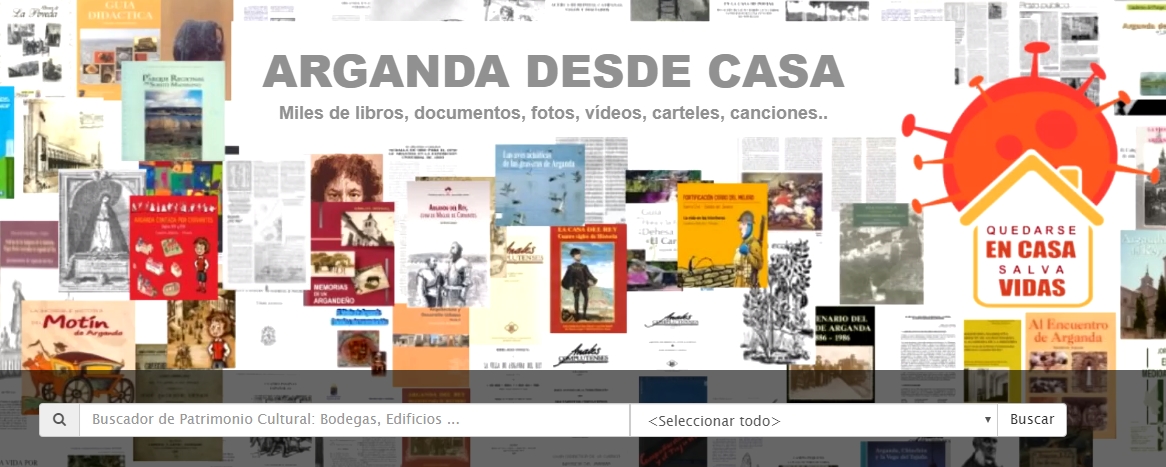 ArchivoArganda's tweet photo. #Arganda desde 🏠.  Hemos seleccionado miles de libros, documentos, fotos, vídeos, carteles, canciones : https://t.co/AXZCXTzrC1 del #Archivo @Arganda_Ayto. Por favor, #quédateencasa. Protege a los que más quieres.  #Archivosparalagente https://t.co/ylTwmT7PP6