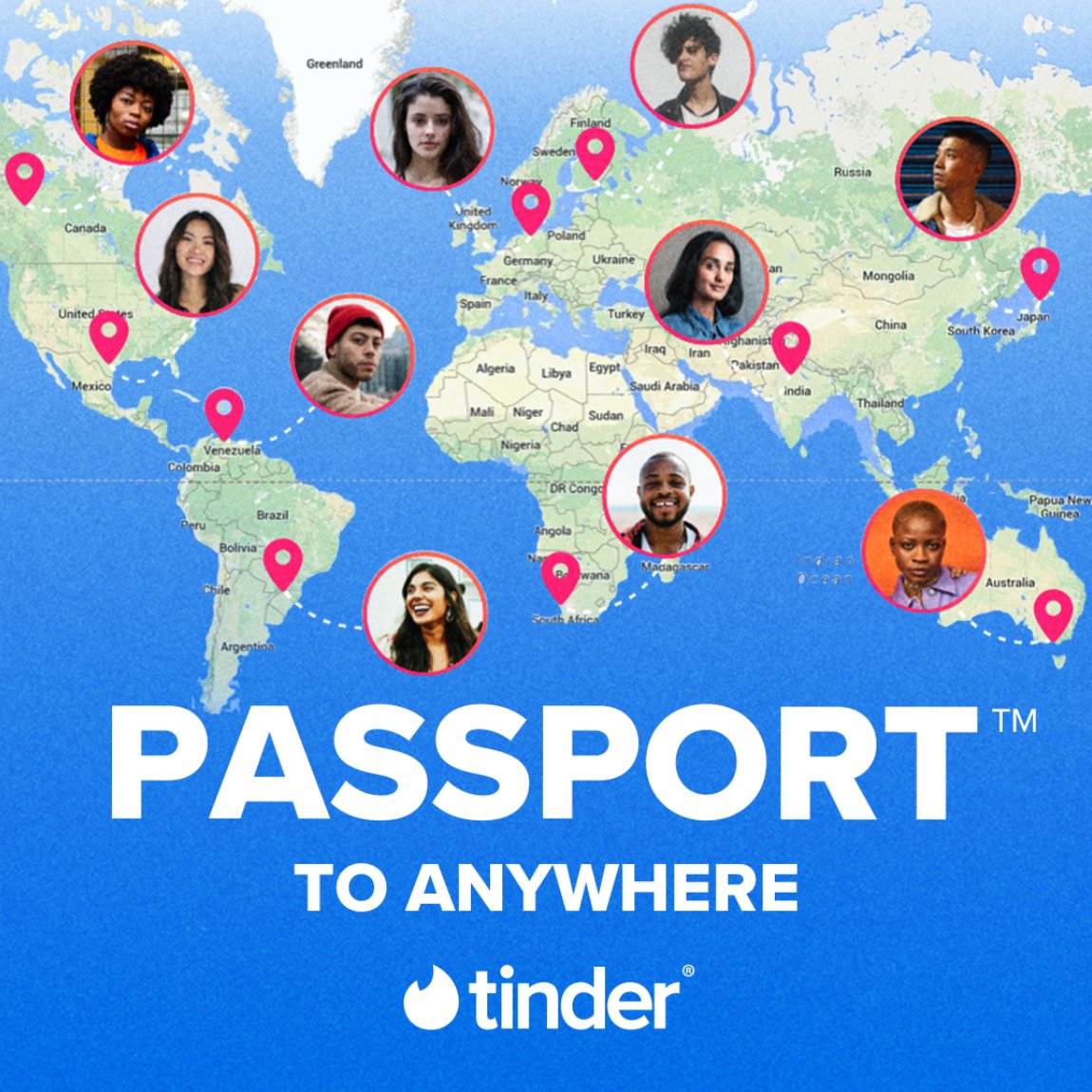 Tinder on Twitter: "Tinder Passport: Now free for everyone through ...