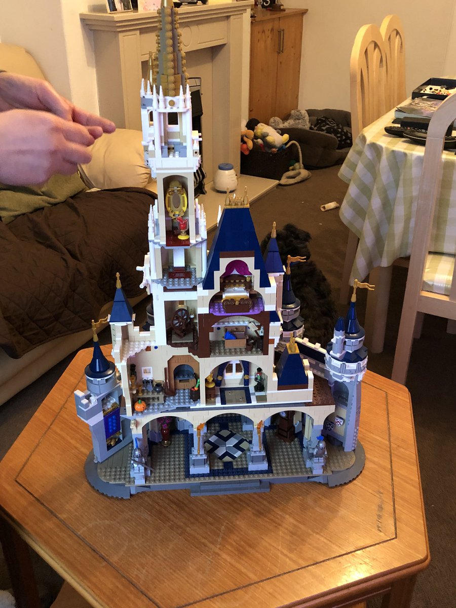 kdougan96's tweet photo. My christmas present, the Lego Disney Castle, is finally finished. ✨ #christmas #disney #magic #lego #fun #present https://t.co/w18hofUM1f