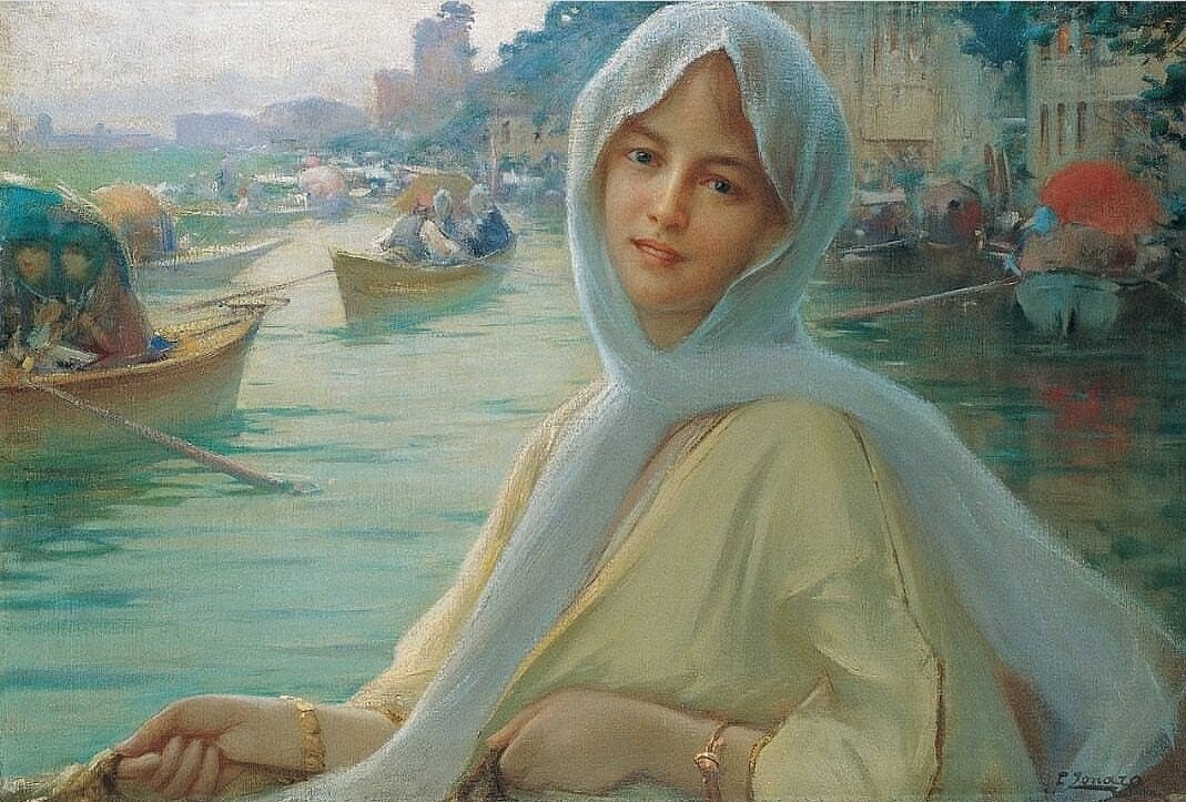 Reneox's tweet photo. Fausto Zonaro - Göksu Sefası https://t.co/TjWd5MBzbw