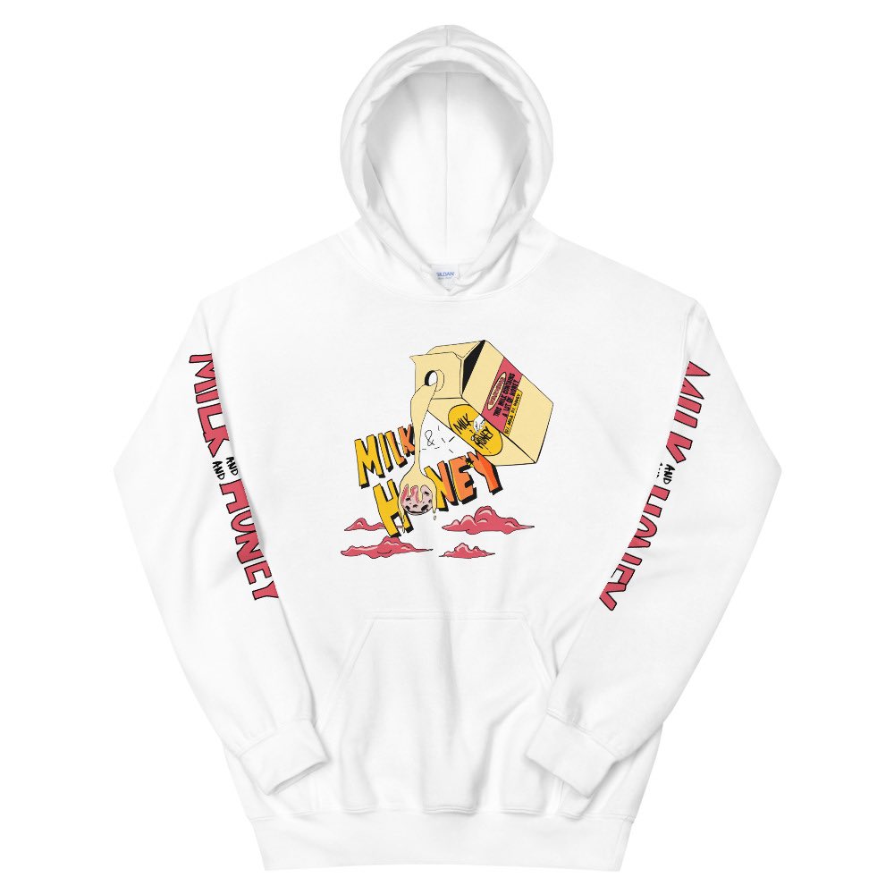 thephiconcept's tweet photo. 🍯🥛MILK &amp; HONEY Hoodies &amp; Crewnecks 🥛🍯🌺  ⁣
⁣
Just shipped the first batch of orders this afternoon!
 
https://t.co/Yw0nnYD7y5 https://t.co/Mf9RglfD9s