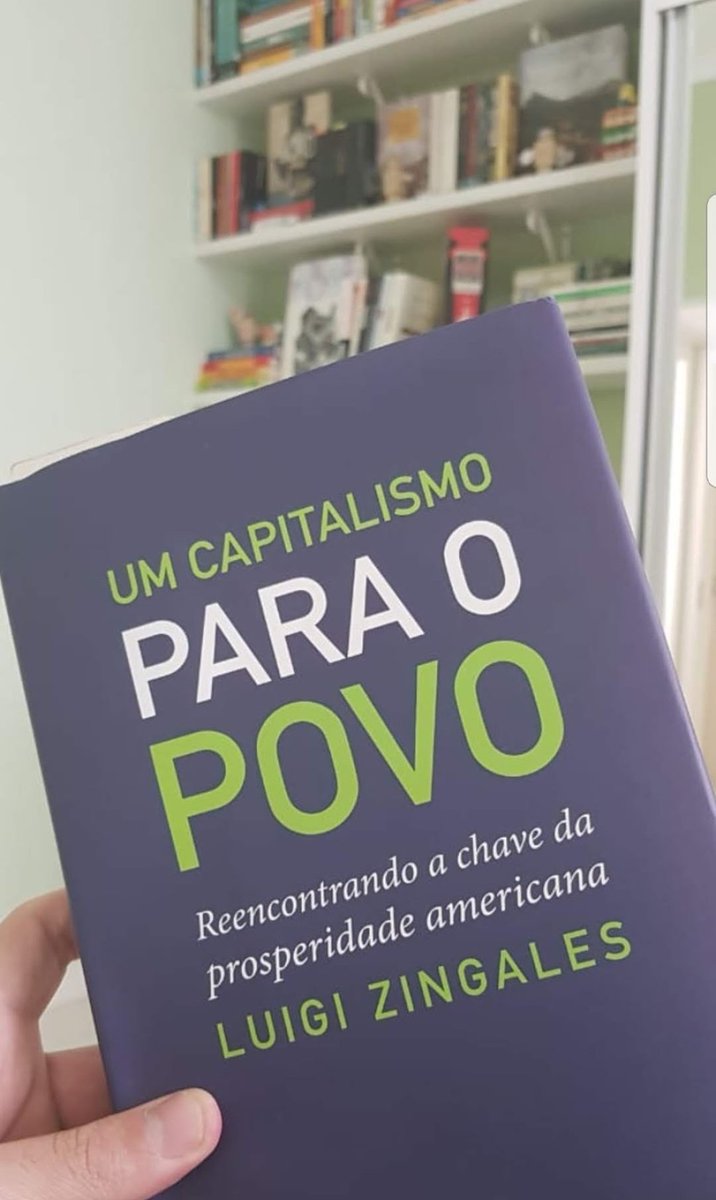 SaldanhaBarbosa's tweet photo. @rodrigomonnerat Aproveito para recomendar a todos um livro dele "Um Capitalismo para o Povo", sobre os problemas do #capitalismo americano. Zingales é italiano e conhece bem o chamado capitalismo de "#compadrio". Vale bastante para o Brasil. https://t.co/6gITr4ye8W