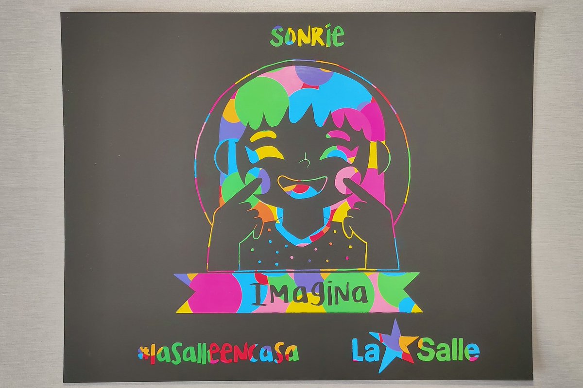lasallesi's tweet photo. Sonríe, siempre.
#cuarentenapositiva
#siempreamas https://t.co/HtTEJ4jmpD