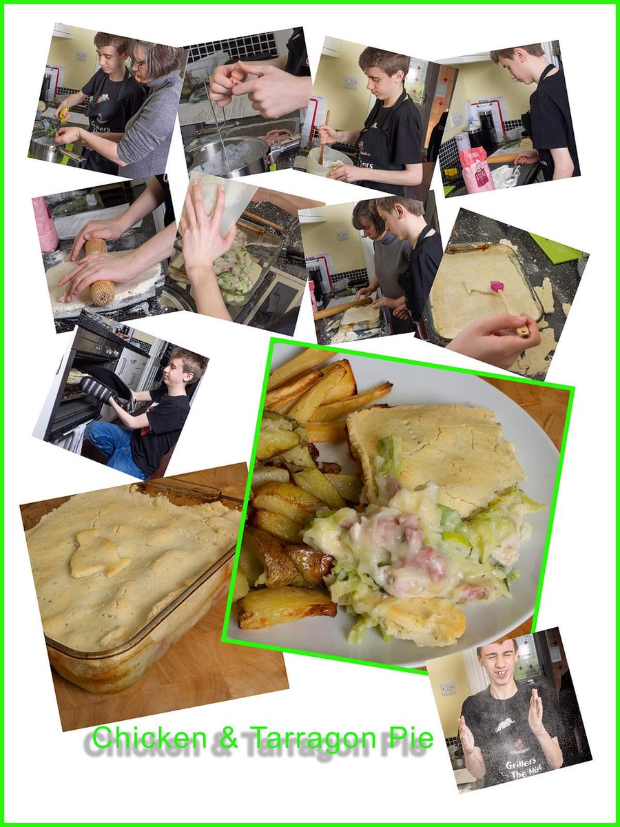 BostockToby's tweet photo. This is my effort at chicken &amp; tarragon pie that was set for #homeschooling by @mrssfletch  for @BrightonHillSch food tec 
Everyone love it ... Winner!

#yellowarmy
#BHCS 
#TheLockdown 
#foodTech 
#GCSEfoodtech 
#StayAtHome 
#COVID19 
#homecooking 
#Basingstoke https://t.co/NitGBXyRRu