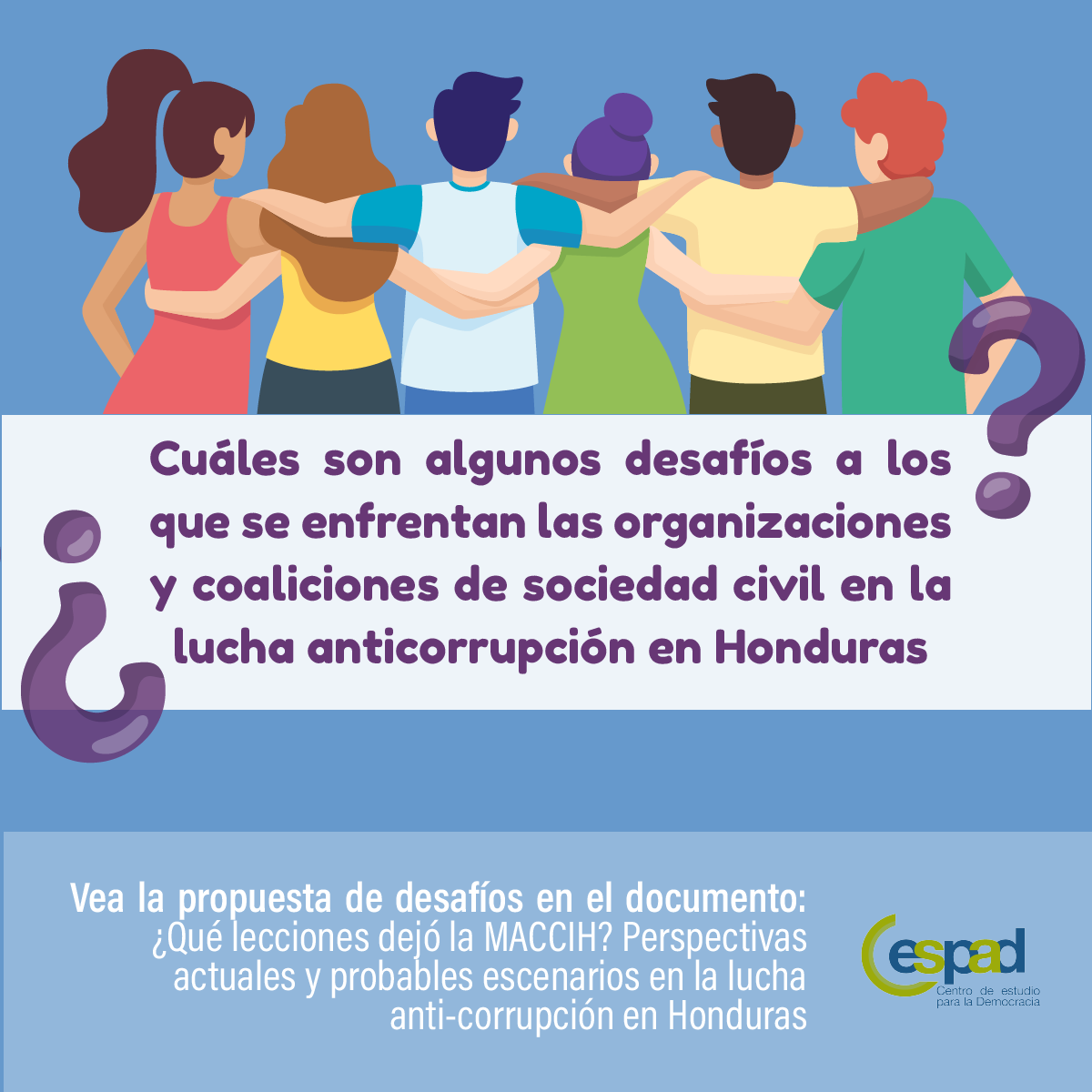 CESPAD_HONDURAS's tweet photo. Debemos pensar en las otras pandemias en #Honduras, ¿sabe cuál? ¡La CORRUPCIÓN!

¿Qué lecciones dejó la MACCIH? Perspectivas actuales y probables escenarios en la lucha anti-corrupción en Honduras. 
Descargue 📤https://t.co/gV8XHj5ruR https://t.co/LvVAtq46rn