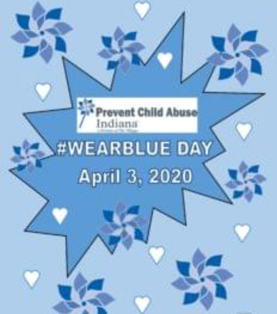 Southmont’s Interact Club invites you to join us on April 3rd for Wear Blue Friday to bring awareness to Child Abuse Prevention month!   Be sure to post a picture and use the hashtag. #WEARBLUEDAY