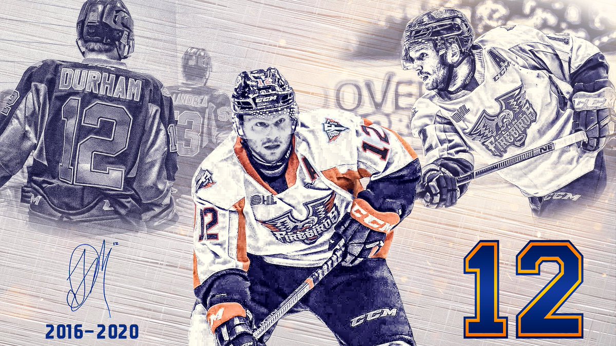 .@JakeDurham_12 played 4 seasons in Flint after signing with the club in September of 2016. The alternate captain broke franchise records for most games played (264) &amp; most consecutive games (254). He recorded 159 career points, including a season-high 59 points. Thank you Jake!