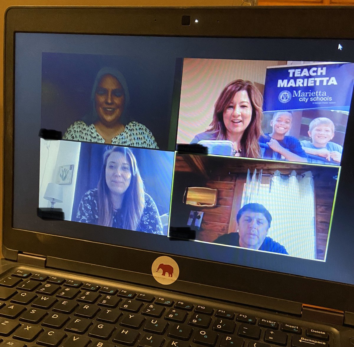teach_marietta's tweet photo. Virtual Teach Marietta Job Fair Chat Session✅ One down and more to come. @MariettaCitySch @grantrivera @valdostastate @zoom_us @KSUCollegeofEd #SpecialDifferentBetter #MCSFamily https://t.co/wZyxtc8tPK