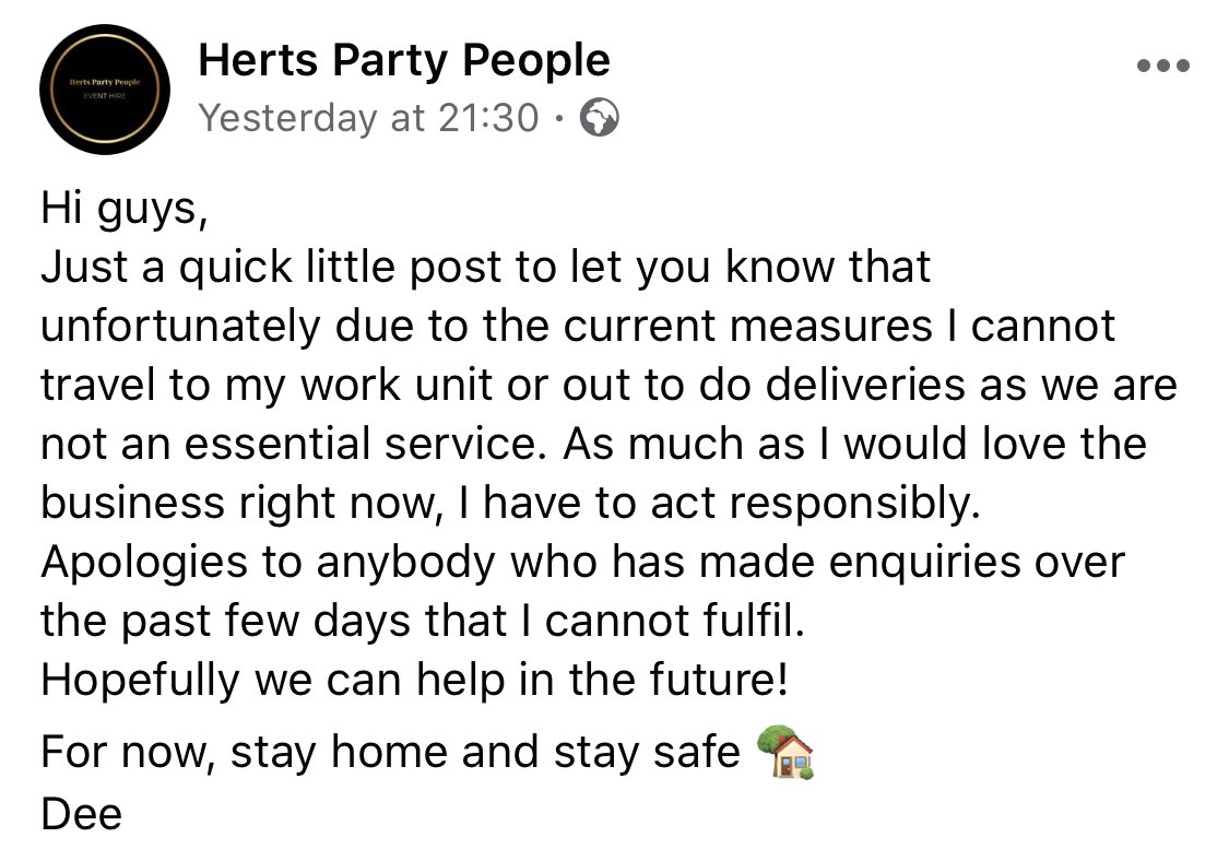 HertsParty's tweet photo. Just a quick note 👇 https://t.co/EzxcbQ4QLR