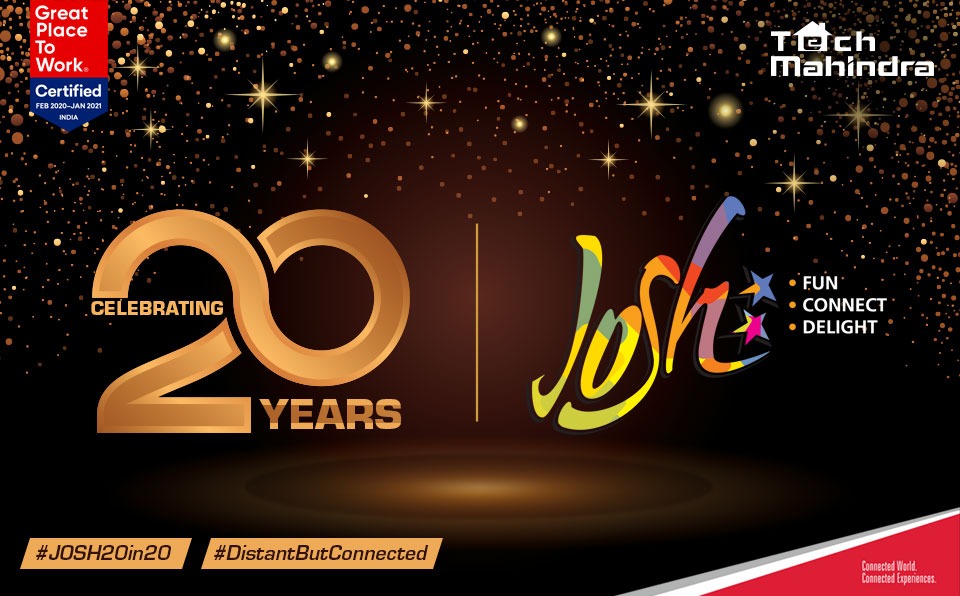 TechMJosh's tweet photo. 20 YEARS of commitment to Spread Smiles @tech_mahindra .
We were, we are and we will be there for not only FUN CONNECT &amp; DELIGHT but every kind and good will at organisation.
Best  wishes to all TechMighties on occasion of #Josh20in20
#JoshHyd #TechMAgainstCOVID19 
@C_P_Gurnani https://t.co/NLnRrJNbCJ