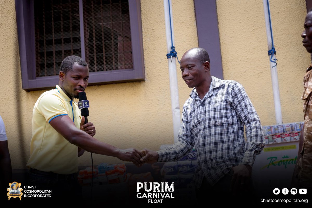 ChristCosmoInc's tweet photo. We reached out to the prisons and Orphanage in the City of Kumasi on the 14th of March, 2020,spreading the love of God by catering to their needs.
#PurimStreetCarnival2020
#StreetCarnivalGhana2020
#JewishFeasts
#TheCCIExperience
#TheYearOfSupernalCosmicSynchronicity https://t.co/019stmbPCJ