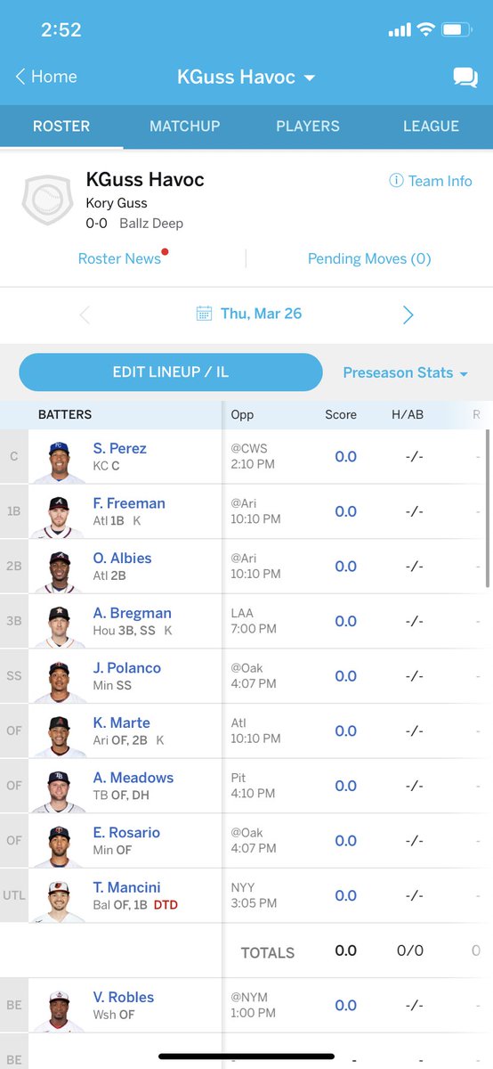 BallzDeepFB's tweet photo. Who has a better lineup?  Bombers or Havoc?  Comment below! https://t.co/OYV5XDLuf6