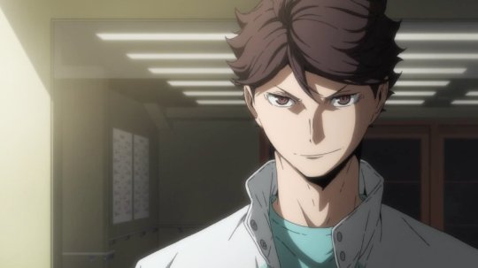 ushijima, the rival he's been struggling to overcome for so damn long, wants to be his teammate? yeah fucking right. oikawa would rather keep losing to ushijima for the rest of his life. that's his shitty pride that is just oh-so-damn-human-and-relatable. more on that later.