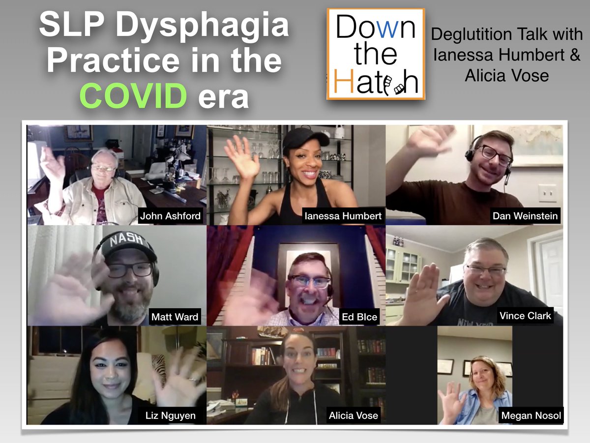 #COVID rapidly changed #healthcare practice globally. Medical #slp are uncertain whether and how to manage swallowing impairments (#dysphagia). We discuss #coronavirus concerns on the <a href="/downthehatchSLP/">Ianessa Humbert</a>  podcast. Listen here or on iTunes: soundcloud.com/down-the-hatch…