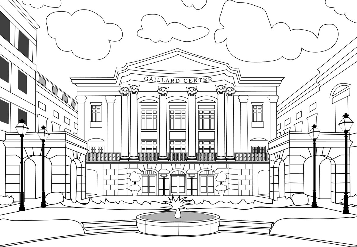 WalterPMooreEng's tweet photo. We're back, back again—and this time at The @GaillardCenter in Charleston!
Our newest #quarantine coloring sheet has a lot of architectural elements. We can't wait to see what you come up with!
#MooreArtwork https://t.co/wHBopHqYGe