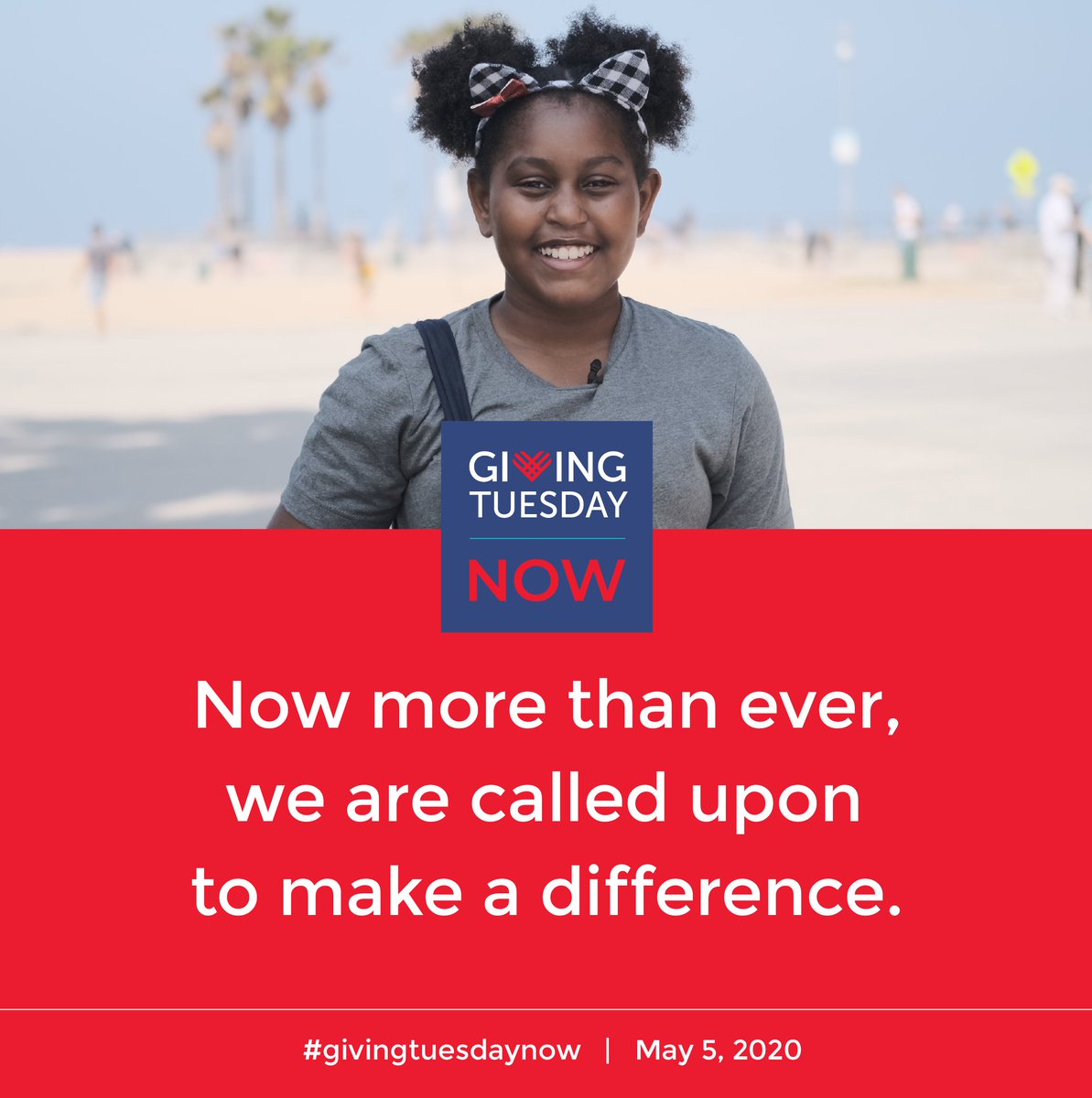 Today we joined <a href="/GivingTuesday/">GivingTuesday</a> for #GivingTuesdayNow, a global day of giving &amp; unity, set to take place on May 5, 2020, as an emergency response to the unprecedented need caused by COVID-19. Join #SaMoGives in #SantaMonica.
