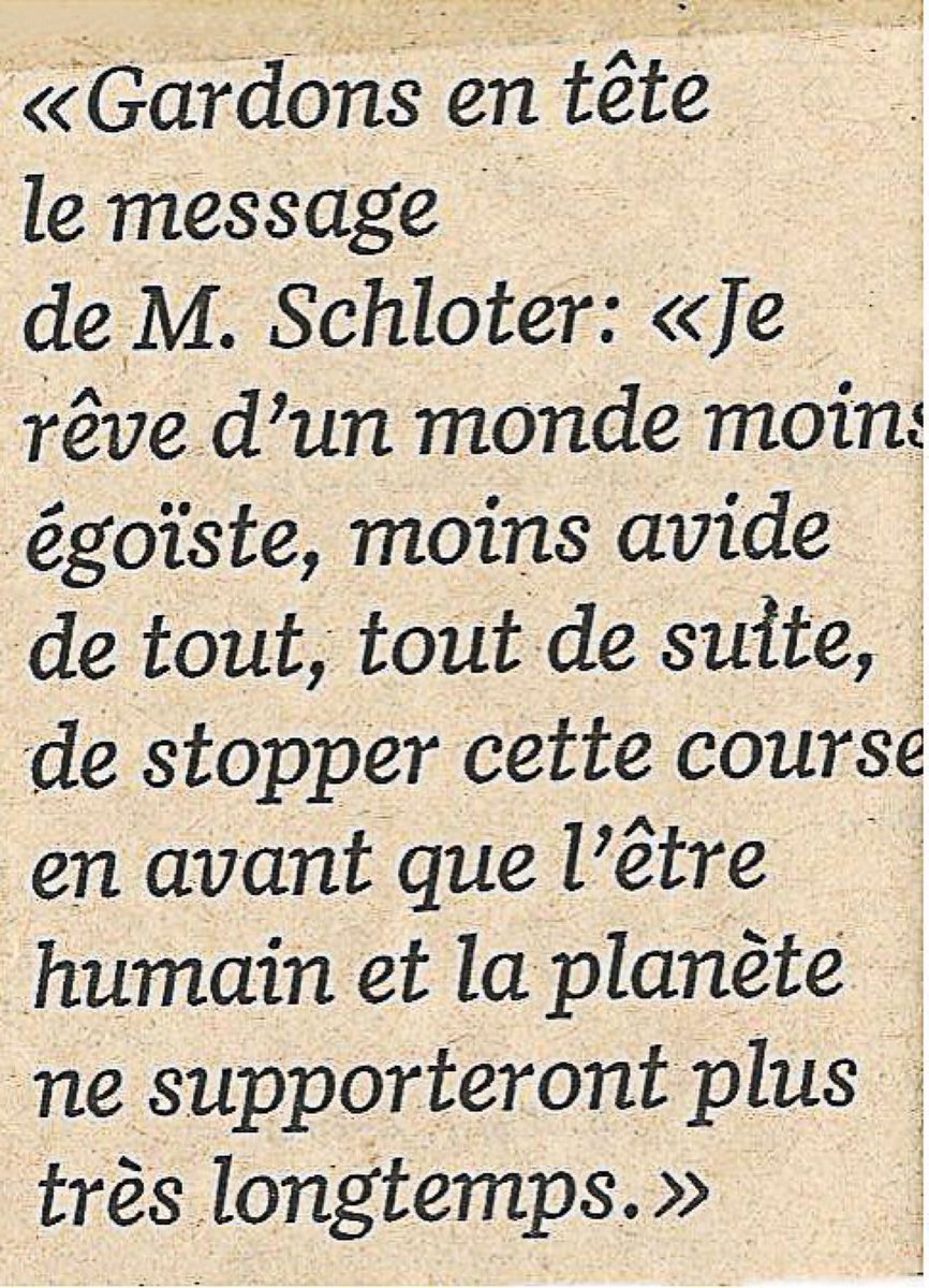 fdufey's tweet photo. 20200331 cher monsieur Schloter  le jour où vous avez écrit cette citation vous ne pensiez pas si bien dire   Ce texte est simplement magnifique , gravons le dans nos cœurs à jamais avant que cela soit trop tard https://t.co/AnAVs2LOJh