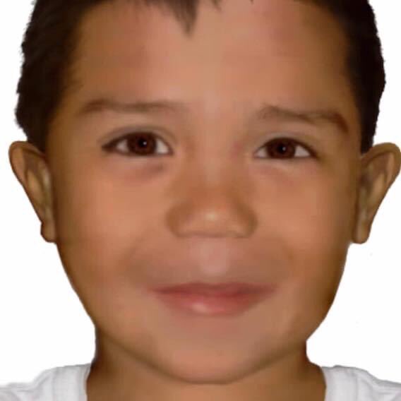 AngelaCedeno_PI's tweet photo. La familia de Johan Gael Cardona De la Cruz, hace publicó el retrato progresivo de edad, elaborado por Dctve. forense argentino. 

Johan Gael, 3 años
#desapareció #4deOct del 2015, en el ejido La Esmeralda, ubicado en los límites del Estado #NuevoLeón y #Coahuila, #México. https://t.co/OKXJV1UZAb