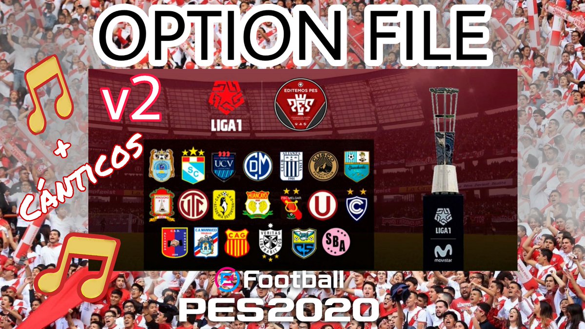 pesforever10's tweet photo. #FelizMartes !! ÚLTIMO OPTION FILE #liga1movistar V2 + CÁNTICOS !! 🎶 !! Brutal Trabajo de @EditemosPES  ! ⚽🇵🇪  VIVE EL FUTBOL PERUANO EN #eFootballPES2020  😉🎮 
👇👇👇👇👇👇👇👇👇👇👇👇
https://t.co/0EdfppPYAq https://t.co/5MQjia1TJS