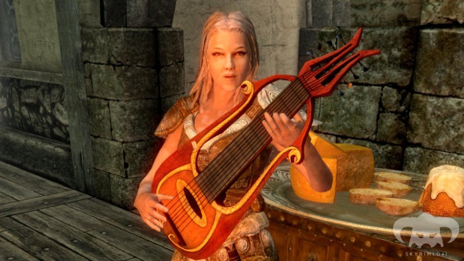 Skyrim'in en güzel sesli ve yüzlü genç kızlarından olan Lisette
tüm hayatını şarkı söyleyerek, çalarak ve günün her saatinde istek alarak Winking Skeever'da geçirir. Zaman zaman bir ısırık ekmek yemek için durur ve gece boyunca üst katta oturup dinlenmeyi tercih eder.