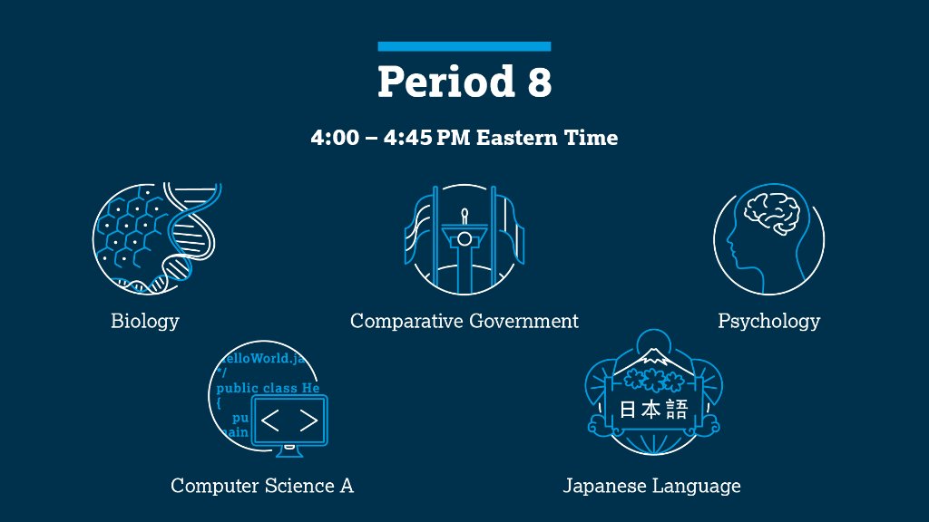 APforStudents's tweet photo. These free, live AP review classes begin at 4 pm ET! 

Click your course's link to join.

🔷 AP Bio: https://t.co/Oti7NM8Tau
🔷 AP CSA: https://t.co/YyuAaJ5KlX
🔷 AP CompGov: https://t.co/rpYrZ9bBtX
🔷 AP Japanese: https://t.co/8sklOSTvVg
🔷 AP Psychology: https://t.co/UE8s48uT55 https://t.co/A0iOJA9Ozt