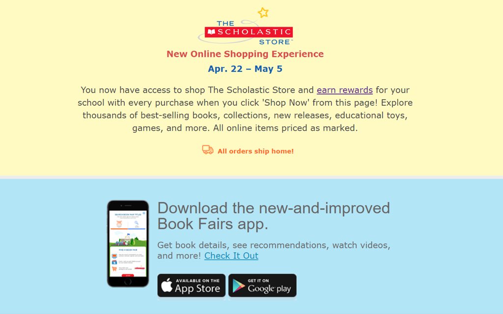 💥RSM High School’s ONLINE Book Fair! 💥Purchase your books using this link: scholastic.com/bf/ridgespring… #ReadOn <a href="/RSM_Athletics/">RS-M High Trojans</a> @Webb_OnTheRidge #onlineshopping